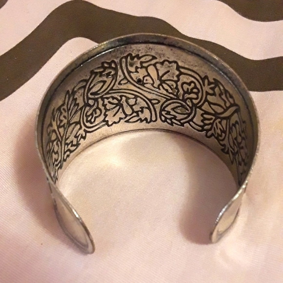 Bangle Bracelet Turquoise and Silver - Picture 8 of 8